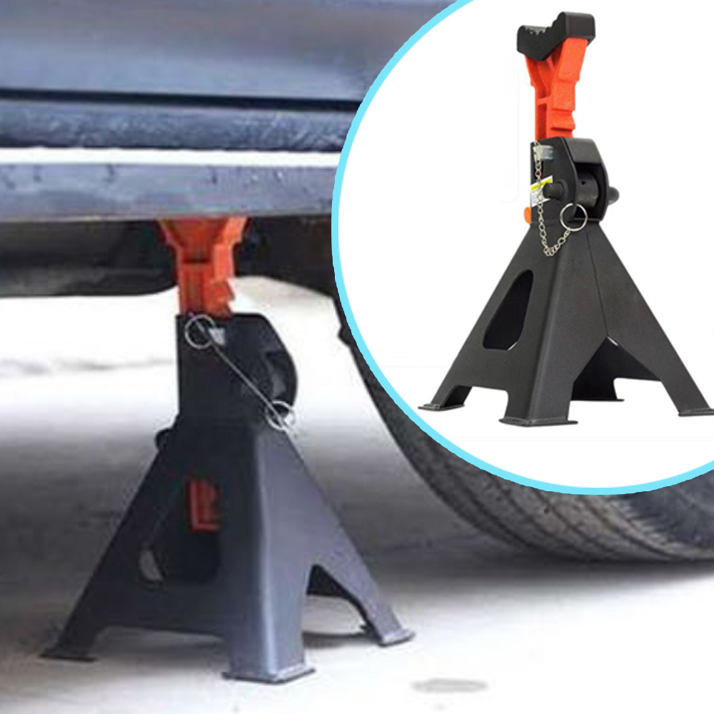 차량 정비 자키 말목 고정 안전받침대 자동차 잭 스탠드 자가셀프 타이어교체 브래킷 3 6톤 고무 공구장비 : 우리으뜸상회