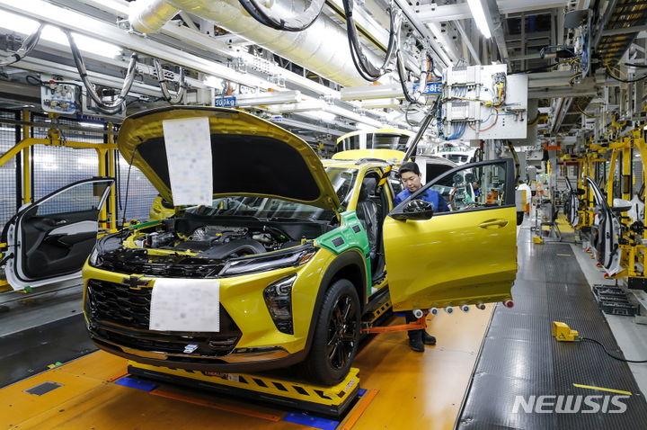 한국GM 창원공장 정전, 사흘째 자동차 생산 중단