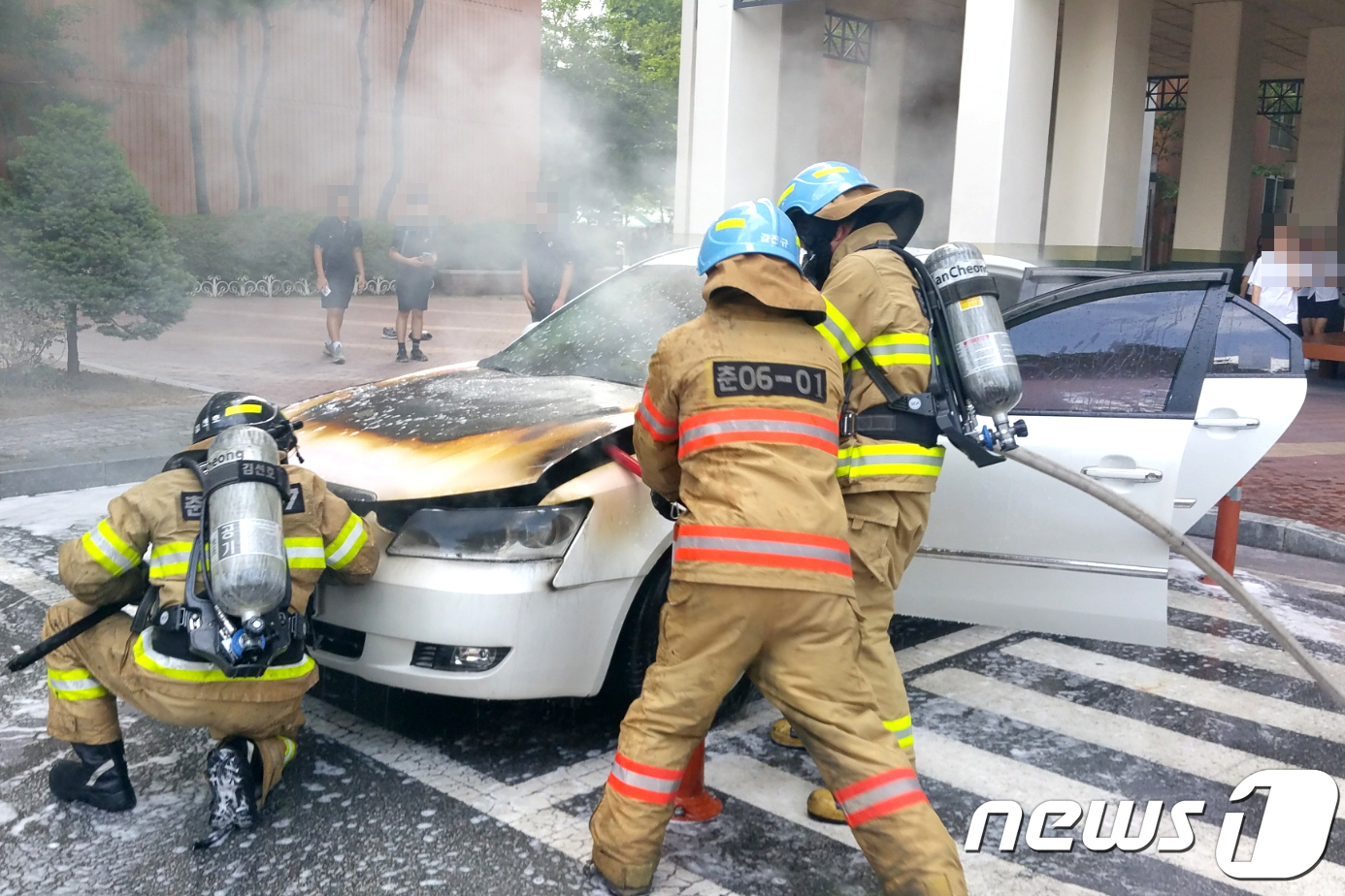 무더위 엔진 과열 차량화재 '주의'