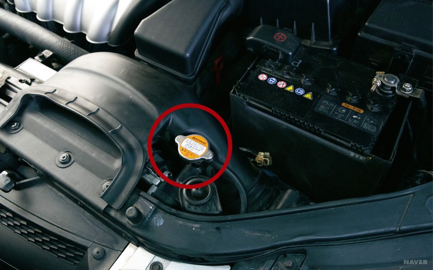 냉각수와 부동액 - 냉각수 점검하고 보충하기